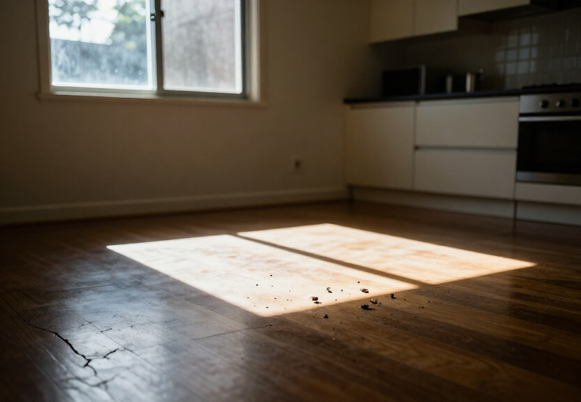 Ant trail in a Bella Vista living room before treatment